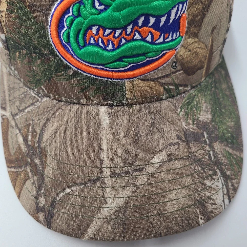 Florida Gators Hat Fitted (Seems M-L) Top of the World Camo Brown Green NCAA Men
